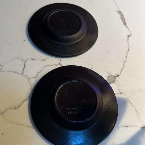 Set of 2 Wedgwood Ashtrays - Black Jasper Ware - England - c. 1960s - Picture 3 of 6